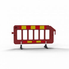 Crowd barrier #made of plastic