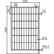 Mobile fence #"Standard"