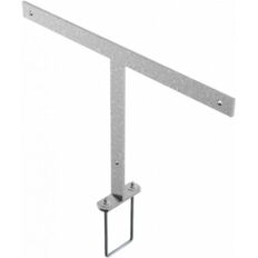 Holder for sign flat steel for sign Ø 450 mm