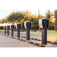 Park and guide barrier#black / yellow#1,65 m