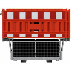 SET #with 20 panel fence#and 21 base plates#on twin pallet