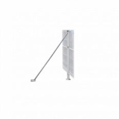 Mobile fence support strut #with tube-support