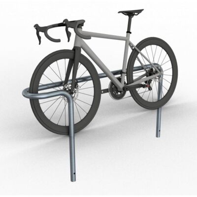 Lean-on hoop stand#for casting in concrete