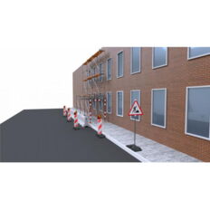 Plastic traffic panel type 40