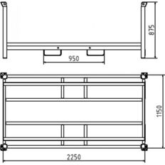 Storage and transport rack#for 30 base plates