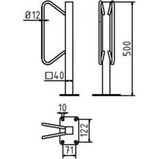 Bicycle rack - Individual stands