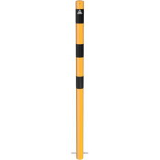 Barrier post#steel tube Ø 60 x 2,5 mm#yellow / black
