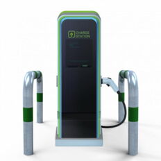 Impact protection bars #as e-charging post protection