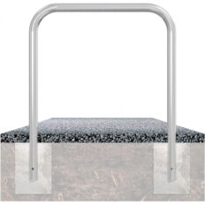Hoop of steel tube#Ø 60 x 2,5 mm#without cross bar#for casting in concrete