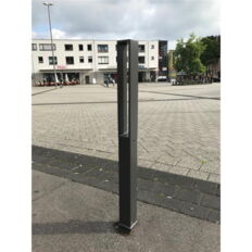Ornamental bollard#square steel tube 70 x 70 mm#series 4073B