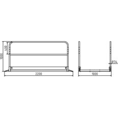 Aluminium and steel #trench bridge