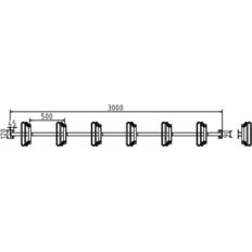 Bicycle rack – serial parking