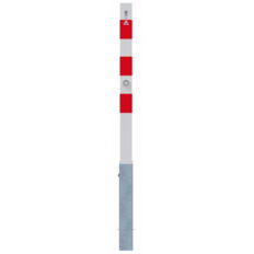 Barrier posts#Steel tube 70 x 70 mm#removable, with Euro profile cylinder lock