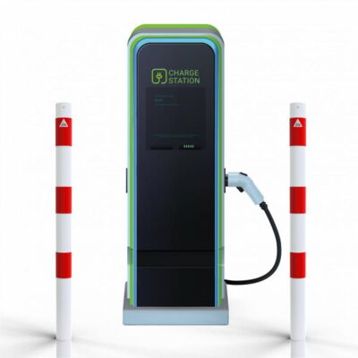 Barrier posts#as e-charging post protection