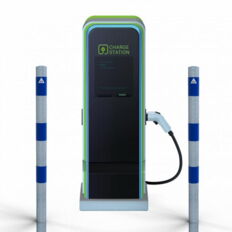 Barrier posts#as e-charging post protection