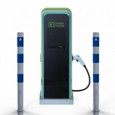 Barrier posts#as e-charging post protection