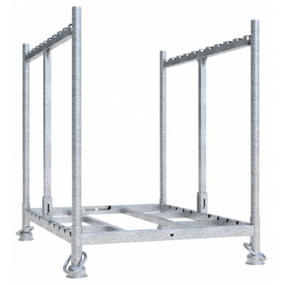 SET#with 10 folding scaffold trestles