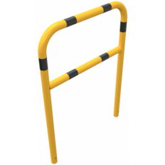 Protective bar made of steel tubing#Ø 60 x 2.5 mm#with crossbar