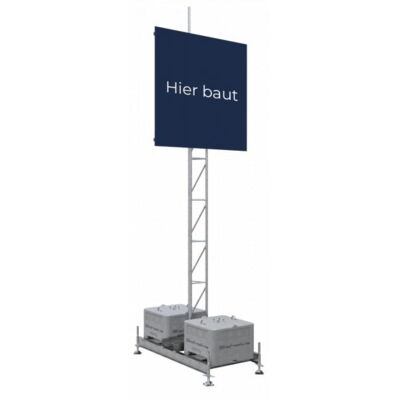 Mounting device# for various advertising board sizes