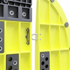 Plastic trench bridge