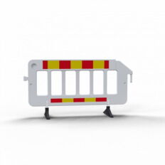 Crowd barrier #made of plastic