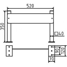Holding device #for parking signage