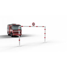 Height restriction barriers#stationary