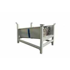 Storage and transport pallet#for twine poles and varrier tape holder