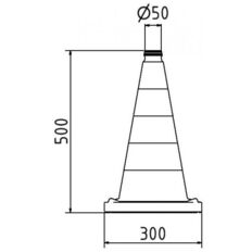 Traffic cone #two-piece