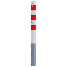 Barrier posts#Steel tube 70 x 70 mm#removable, with Euro profile cylinder lock