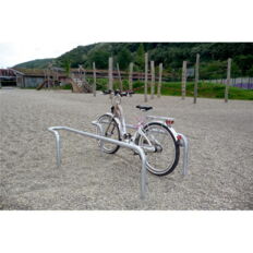 Lean-on hoop stand#for casting in concrete