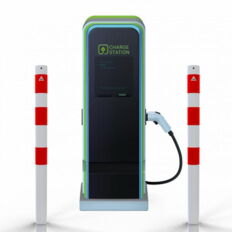 Barrier posts#as e-charging post protection