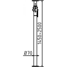 Euro formwork prop of class C/E