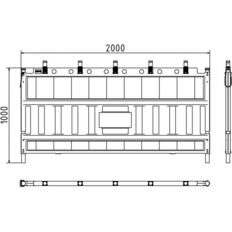 Schake EURO2 #panel fence#type NOX LIGHT