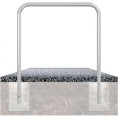 Hoop of steel tube#Ø 48 x 2,5 mm#without cross bar#for casting in concrete