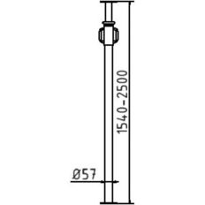Euro formwork prop of class A