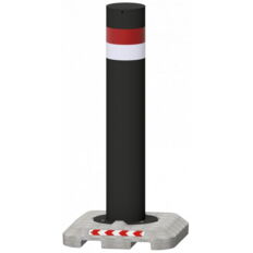Mobile bollard #with solid concrete base