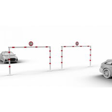 Height restriction barriers#stationary