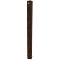 Ornamental bollard made of corten