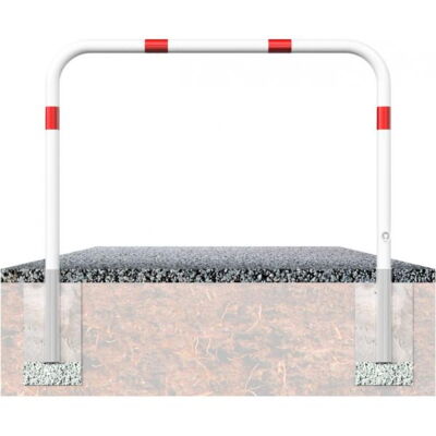 Access barriers#removable and revolving#with triangular locking mechanism#without quarter-bent bar