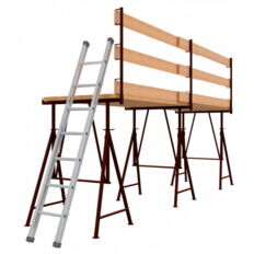 Scaffolding plank#made of wood
