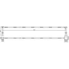 Manual barrier#with pneumatic spring#and fixed pole support