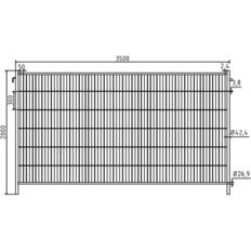 Mobile fence #"Profi Resistant"