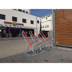 Bicycle stand #with lean-on hoop