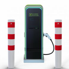 Impact protection bollards#as e-charging post protection