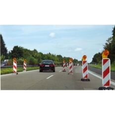 Plastic traffic panel type 60