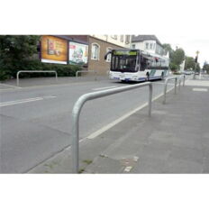 Universal hoop#of steel tube#Ø 76 x 2,6 mm#to be fixed by plugs