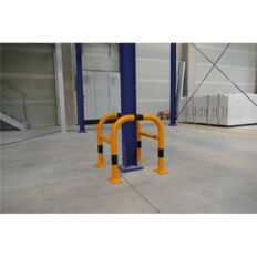 Anti-nudge hoop for posts