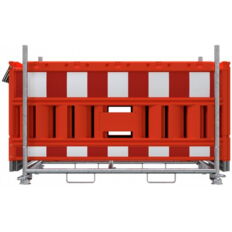 SET#with 20 panel fence#on stacking pallet