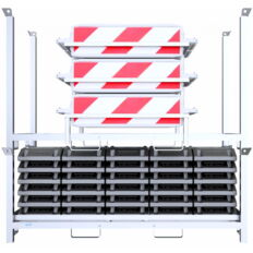 Storage and transport pallet